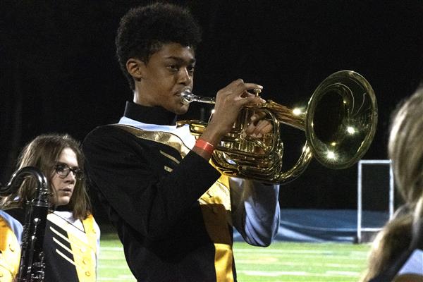 Northeast High School Marching Band Performing